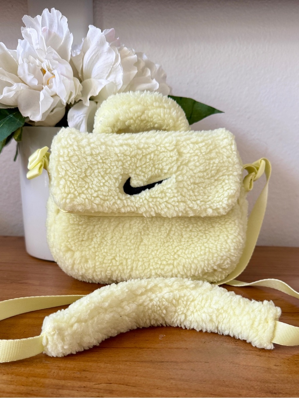 Nike Sportswear Faux Fur Crossbody Bag